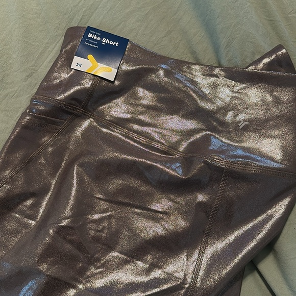 Old Navy Metallic Bike Shorts - Picture 2 of 2